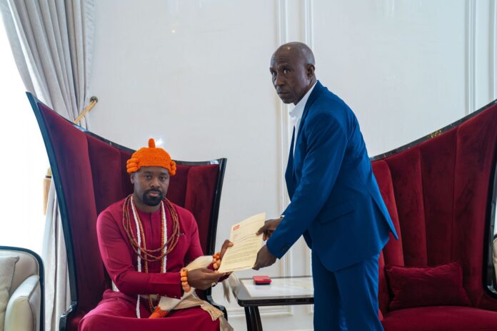 Olu of Warri Honored as Most Impactful Royal Father At Sun Man of the Year Awards