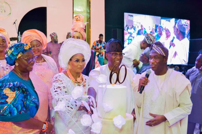 [Photos] Okoya, Olu Okeowo, Obi, Oba Otudeko, Oshiomole, and Others Attend Olufunke Daniel’s Talk-of-the-Town 60th Birthday Bash