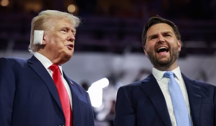 Trump Announces J.D. Vance as Running Mate for 2024 Election at Republican National Convention