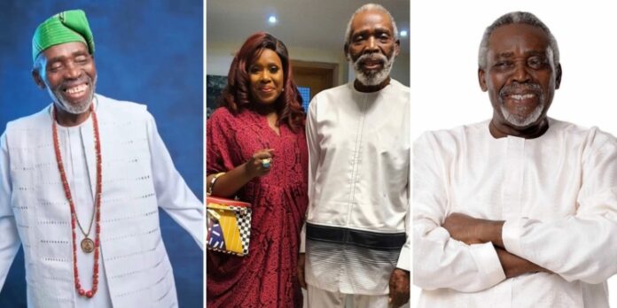 Joke Silva Celebrates Her Husband Olu Jacobs On His 82nd Birthday