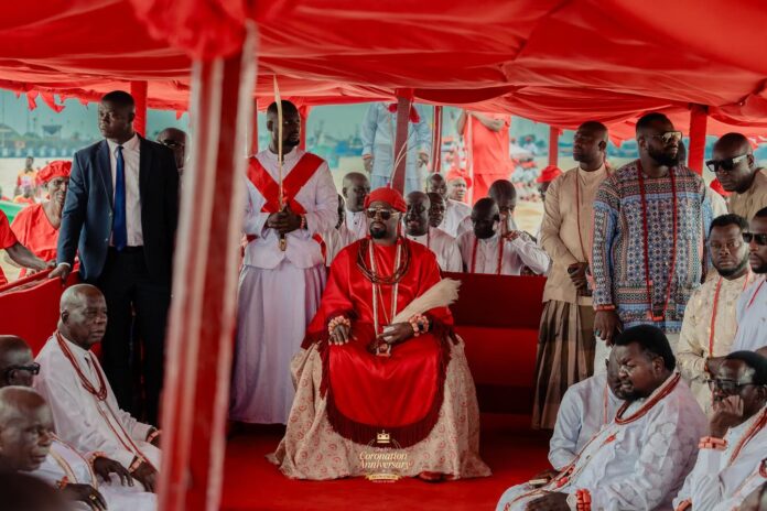 Olu of Warri Leads Spectacular Regatta to Ancestral Homeland in Coronation Celebration