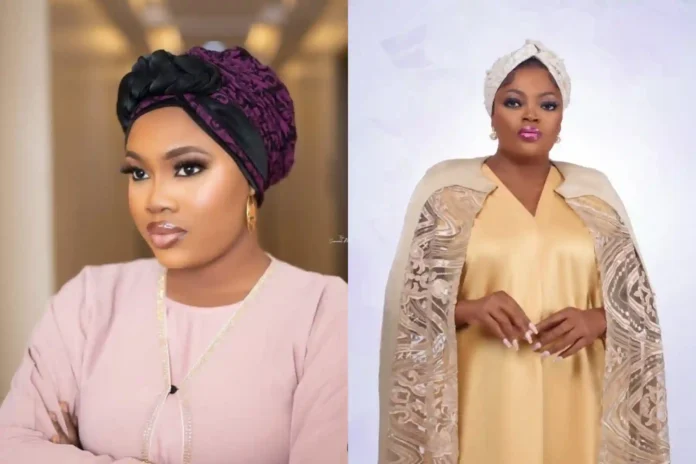 Debbie Shokoya and Funke Akindele